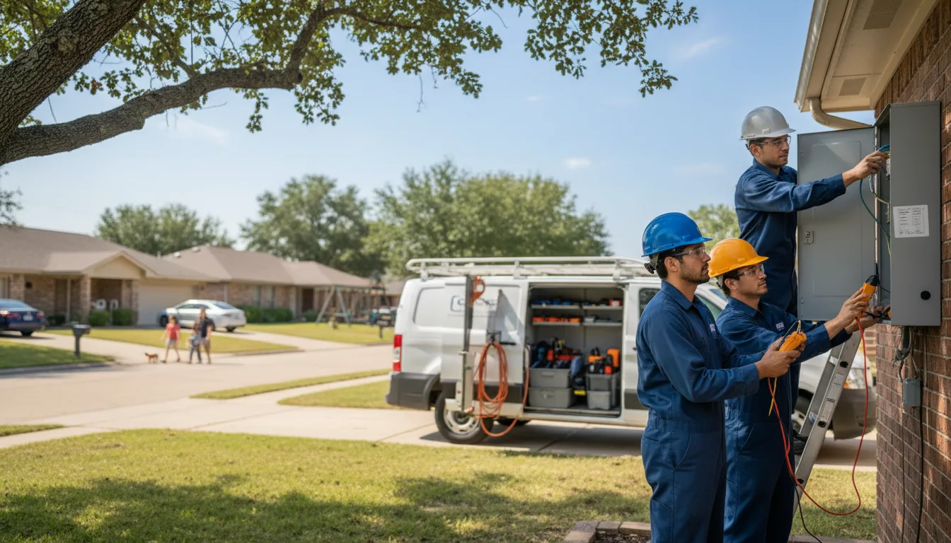 Certified electrician providing emergency electrical services in Remsen, IA